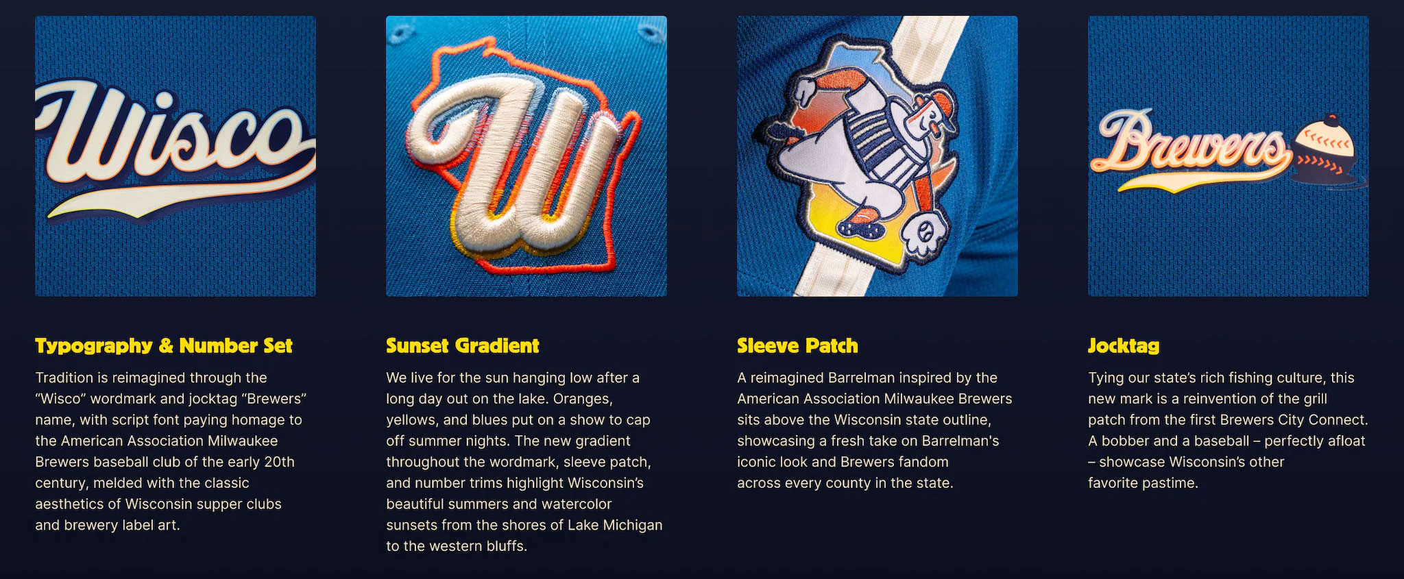 Milwaukee Brewers Mineral Blue 2026 City Connect Stadium Jersey by NIKE® Banner